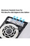 black Metal Heat Dissipation Cover for PS5 Pro/PS5 Slim M.2 SSD Expansion Slot Heatsink Dust Cover B - 4