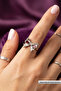 Elegant Bowknot Stylish and Modern Design Minimal Adjustable Women's Ring - 2