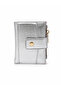 Women's Silver Color Wallet, Card Holder, Zippered Coin Compartment, Snap Closure, Slim Design, Daily Use - 2