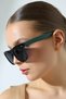 Women's Wayfare Black-Green Polarized Sunglasses 23045-2 C0218 P - 3