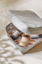 2 Pieces Thermal Lined Water Repellent Stain-Resistant Gray Jute Linen Makeup Medicine Bag Set 25X15X12.5/20X21X11 - 4