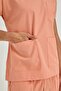 Dr. Greys Terikoton Salmon Doctor Nurse Uniform Medical Uniform Surgical Suit Thin Fabric (Bottom Top) - 6