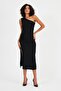 SINGLE STRAP SLITTERED PENCIL DRESS(B24-00207) - 6