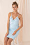 Combed Cotton Lace Detailed V-Neck Strap Dress - 2