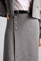 Normal Waist Taffeta Midi Skirt G9096Ax26Sp - 4