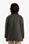 Water Repellent Contrast Velvet Collar Coat Boy's F7191A826Sp - 5