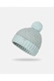 Women's Fita Wool Beret Fo 2776 Mint Green - Winter Wool Beret with Durable Woven Texture, Plain Pattern, and Pompom - 2