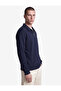 Cotton Long Sleeve Half Zip Polo Neck Sweatshirt - 2