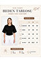 Women's Ecru Short Sleeve T-Shirt with Gathered Sides - H6085 - 7
