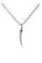 Figured Necklace in Ivory Form – Zamak Plated Unisex Accessory with 60 cm Chain