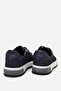 Men's navy nubuck leather casual shoes - 5