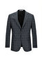 6 Drop Regular Fit Standard Cut Checkered Suit - 2
