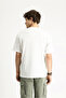 Oversize Printed Cotton T-Shirt - Crew Neck - 4