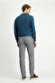 Slim Fit Tight Fit Lycra Canvas / Chino Trousers - 5