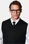 Regular Fit Plain Wool Sweater - 3