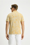 Slim Fit Slim Fit Printed Cotton Polo Neck T-Shirt - 7