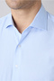 Long Sleeve Classic Italian Collar Striped Slim Fit Breathable Cotton Shirt - 4