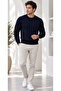 Men's Hair Knitted Sport Cut Sweater - 2
