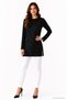 Women's Viscose Full Lycra Tunic-Black Glitter