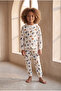طقم بيجامة للأطفال بطباعة الفضاء