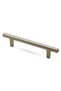 10 Pieces Low Height 128 mm Metal Satin Color Furniture Kitchen Cabinet Drawer Cabinet Handle Handle Handles. - 4