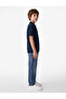 Basic Buttoned Short Sleeve Polo Collar Knitwear T-Shirt - 3