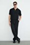 Half Zip Polo Collar Knitwear T-Shirt - 4
