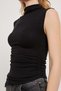 Armalife 2448 Skirt Shirred Asymmetric Flexible Perkins Collar Sleeveless Woman Bluz - 4
