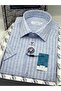 Classic Short Sleeve Lapel Collar Buttoned Bottom Men's Shirt with Gift Box Fs-004564 - Blue - 2