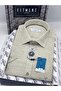 Classic Short Sleeve Eyelet Breathable Collar Buttoned at the Bottom Men's Shirt with Gift Box Fs-004565 - Green