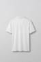 Men's Slim Fit Buttoned Knitwear Collar Polo T-Shirt White - 2