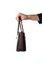 1375 Brown Grain Women's Shoulder Bag - 6