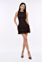 3-Layer Ruffle Skirt Detail Zero Sleeve Summer Trend Lace Dress - 4