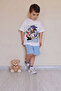 Boy's Top Oversize T-Shirt Bottom Shorts Bly Design9 Bottom Top Set - 3