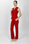 V-Neck Asymmetric Vest 1533505-Red - 1533505 - 3