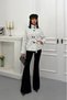 New Season Women's Polka Dot Stand Collar Short Belted Trench Coat - 6
