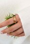 Women's Gold Adjustable 2-Piece Ring Set with Curved and Multiple Ring Design - 5