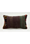 Handmade Vintage Throw Pillow Cover Made from Old Kilim, Wool, 30X50 cm