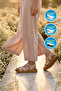 Beige Comfortsole Sole Women's Sandals 492142 Z - 2