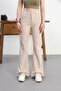 Women's High Waist Stretchy Flared Pants - 3