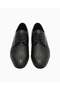 Italian Style Internal and External Natural Leather Patterned Lace-Up Men's Shoes Black T15254-01 - 2