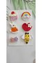 Special 6-Piece Organic Handmade Baby Shower Antiallergic Pinterest Model Baby Hairpins for Babies with Less Hair - 4