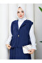 Women's Side-Tie Skirt Suit - 2