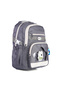 Relaxion 1920 Elementary School Boys' Smoked School Bag Set of 3 - with Lunch Bag, Pen Holder, and Plush Keychain - 5
