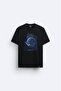 Gojira Printed Crew Neck Black T-Shirt