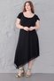 Women's Plus Size Lace Detailed Midi Dress – Plus Size Relaxed Fit Stylish Casual Dress