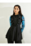Pack of 2 - Full Printed Sleeve Panel Tunic with Ruffle Detail and Leggings Burkini Set - 2