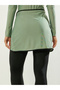 Pack of 3 - Solid Full Sleeve Front Zip Swimsuit, Contrast Edge Wrap Skirt and Leggings Burkini Set - 8