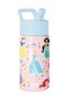 Modern Kids Summit Water Bottle with Straw Lid | Disney Princess 14oz Stainless Steel Cup Insulated Tumbler for Girls, School | Princess Rainbows