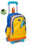 Kids Gray Yellow Checkerboard 3-Piece Bag Set Set0134021 - 2